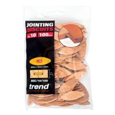 Image of Trend Wood Jointing Biscuits Size 10 Pack of 100