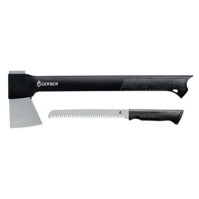 Authorized New Gerber Hunting camping survival Gator Combo Axe II with saw 41420