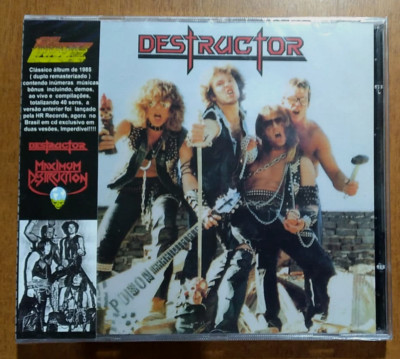 Destructor - Maximum Destruction US Thrash Double CD Braz Version Slipcase