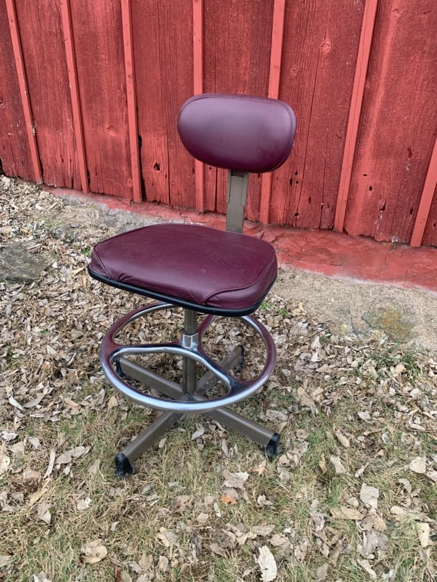 Mid century modern drafting clearance chair