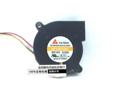 Y.S.TECH 5015 BD125115EL 12V 0.35A 3-Wire Large Air Volume Blower Cooling Fan #E
