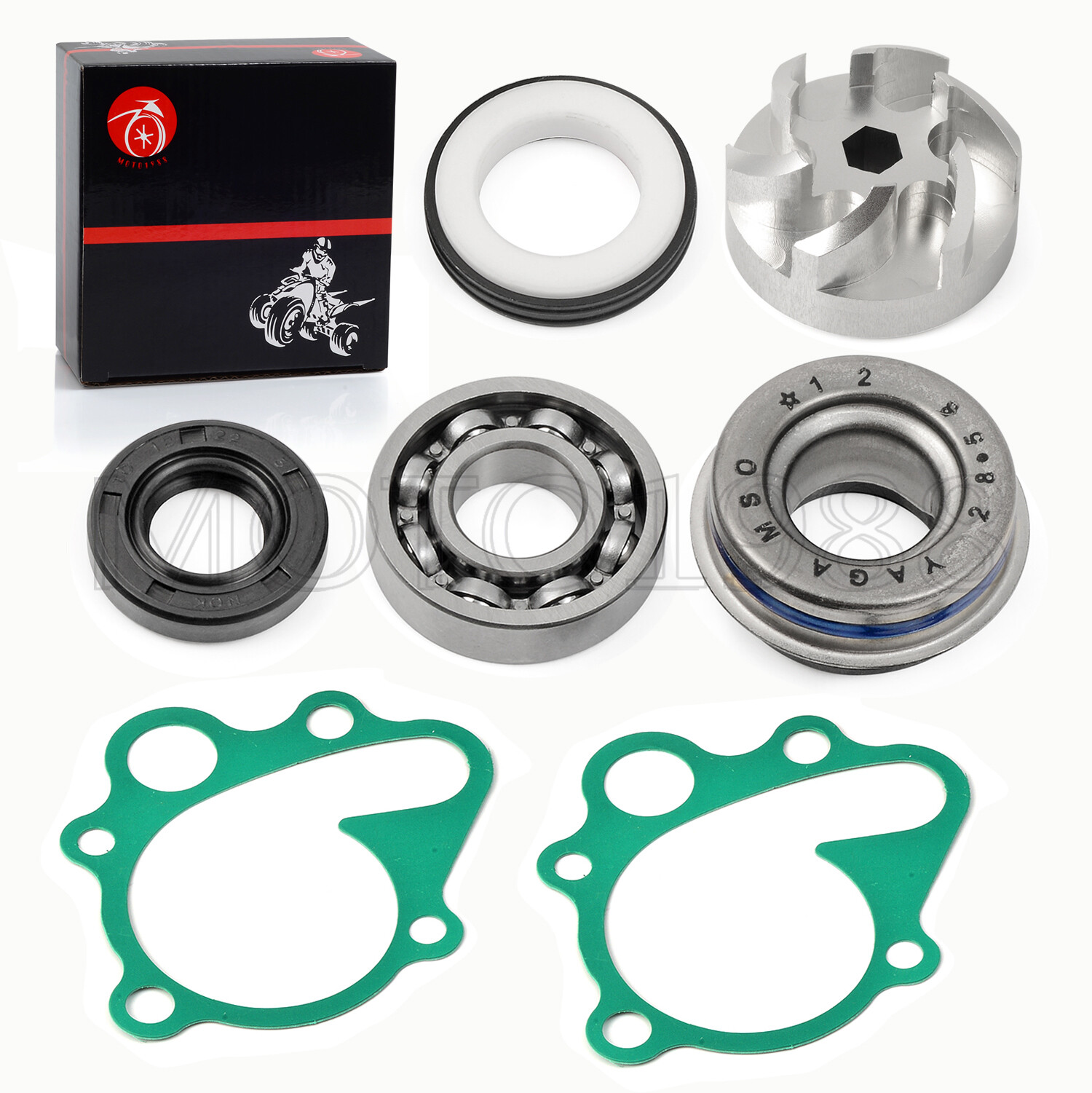 Water Pump Repair Kit Impeller Seal Gasket for Honda FourTrax TRX250R