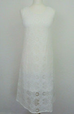 Quiz White Lace Dress UK 10 Racer Back Lined Summer