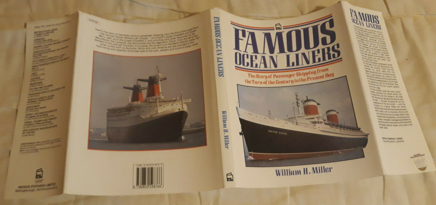 Famous Ocean Liners by William H. Miller (Hardcover, 1987)