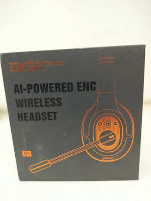 EKSA Trucker Bluetooth Telecom H1  Noise Canceling Wireless Headset FOR PARTS