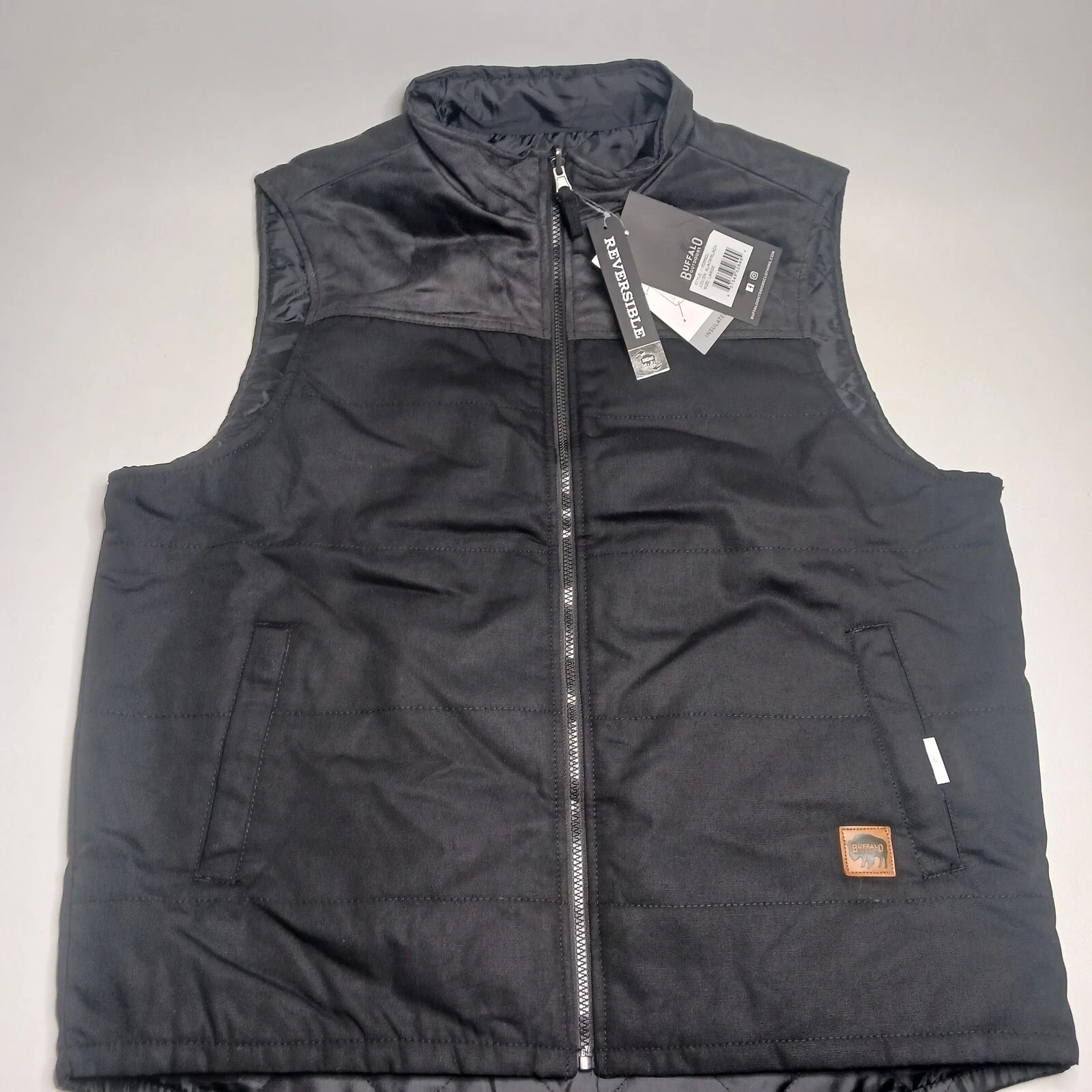 Buffalo Outdoors Mens Workwear Insulated Vest Size (L) Reversible