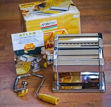 Marcato 8356 Atlas Pasta Maker Machine Steel Made in Italy REG.129$