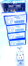 Leviton Lot of 50 5 boxes of 10 Outlet White 15A-125V, 5320-WCP New