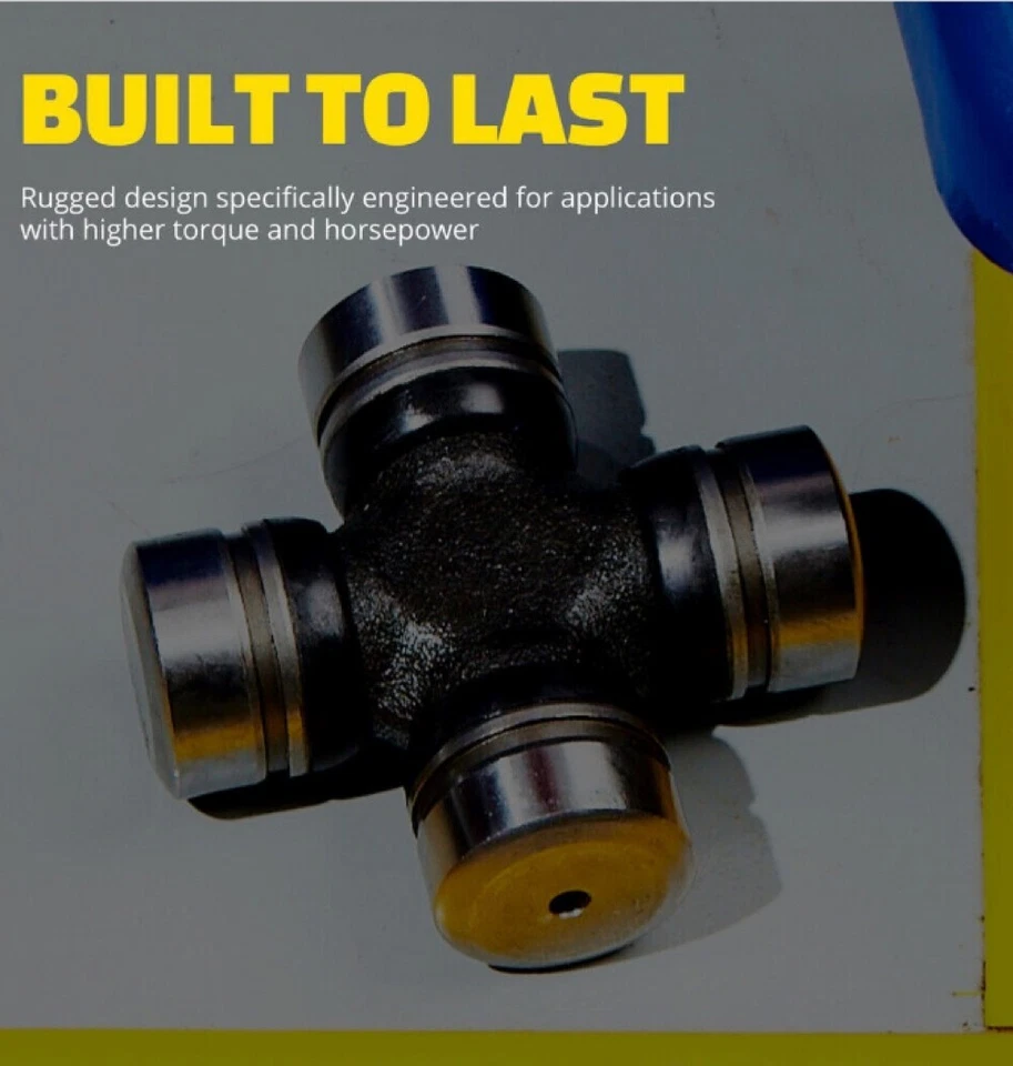 Set of 2 Universal Joints MOOG Front L/R for Dodge RAM 1500 2500 3500 Pick Up - Image 2 of 4