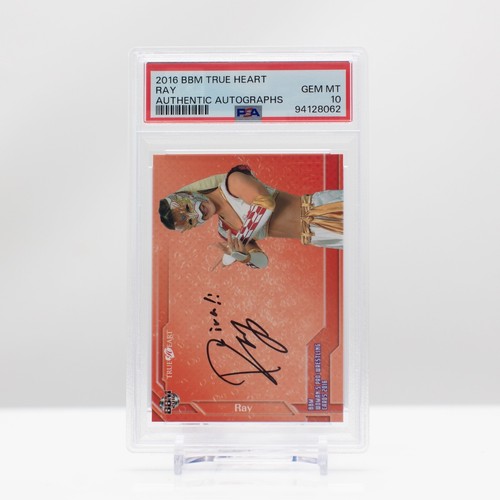 Wrestling 2016 BBM True Hart Ray /84 authentic auto PSA 10 Gem Mint - Picture 2 of 4
