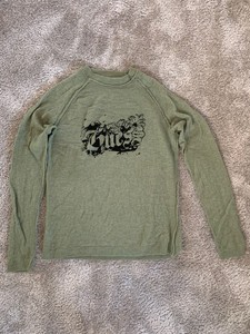 chaps green sweater
