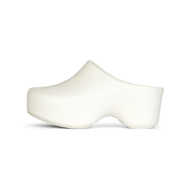 PANTOFOLA D’ORO Sandali ciabatte donna estivi punta tonda tacco alto zeppa plateau pull on casual