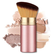 Retractable Kabuki Face Brush, Portable Travel Blush Brush