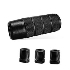 Car Shifter Knob, Aluminum Alloy Cool Car Gear Lever Stick Shifter Black