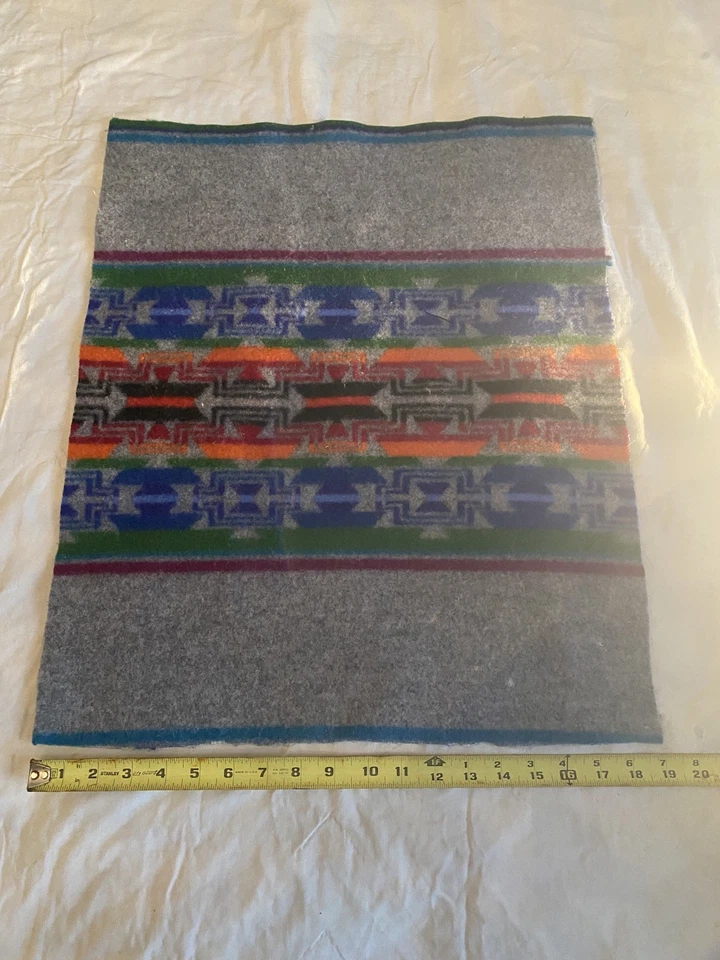 Heavyweight Blanket Wool Genuine Pendleton Fabric Remnant - Image 3 of 3