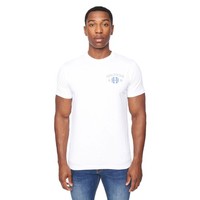 Henleys Edgeton Smart Freizeit Designer Komfort Herren Rundhals T-Shirt Weiß