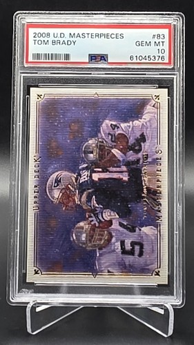 2008 Upper Deck Masterpieces - Tom Brady #83 PSA GEM MT 10.