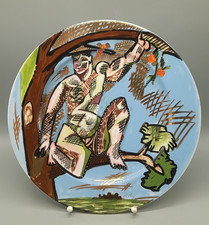 Piatto segnaposto artistico Rosenthal Sandro Chia 31 cm 1. Piatto a scelta porcellana