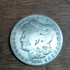 1891 Morgan O. SILVER Dollar $1 Coin Circulated Uncertified