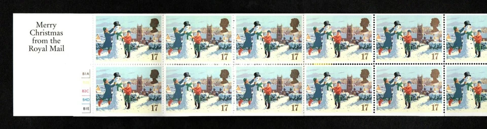 GB 1990 Christmas 2nd Class Booklet LX1. FREE UK POST - Image 2 of 3