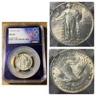 1928-D 25C; NGC MS-65; Standing Liberty Quarter; Purple Bea Core; Gem Coin!