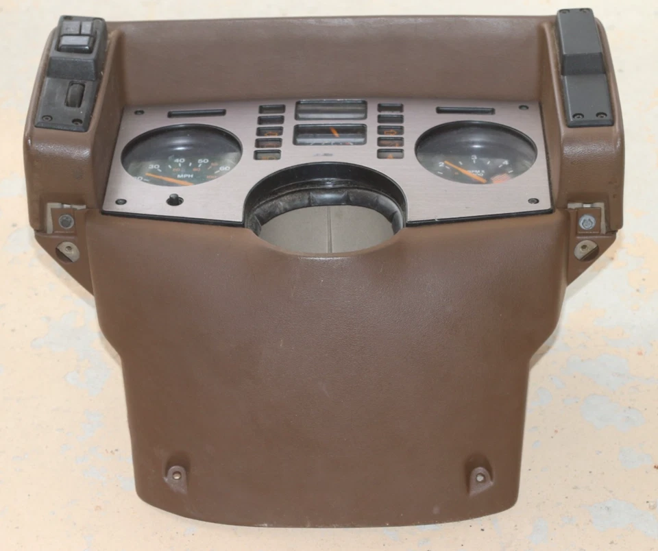 84-88 Pontiac Fiero Speedometer Complete Instrument Cluster Gauges - Image 4 of 4