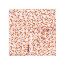 Men s Hand Rolled Silk Twill Pocket Square Geometric Large 21" 53cm 2Choice