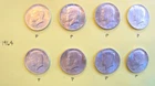 1964 Kennedy half dollar lot of 8