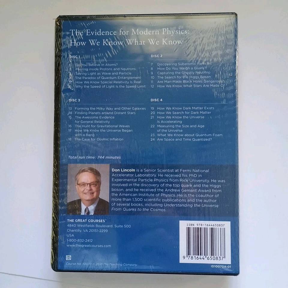 Великие курсы - доказательства современной физики путеводитель + 4 DVD запечатанный новый - Изображение 2 из 2