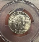 1918-S Standing Liberty Quarter PCGS Uncirculated Details Nice Luster Unc