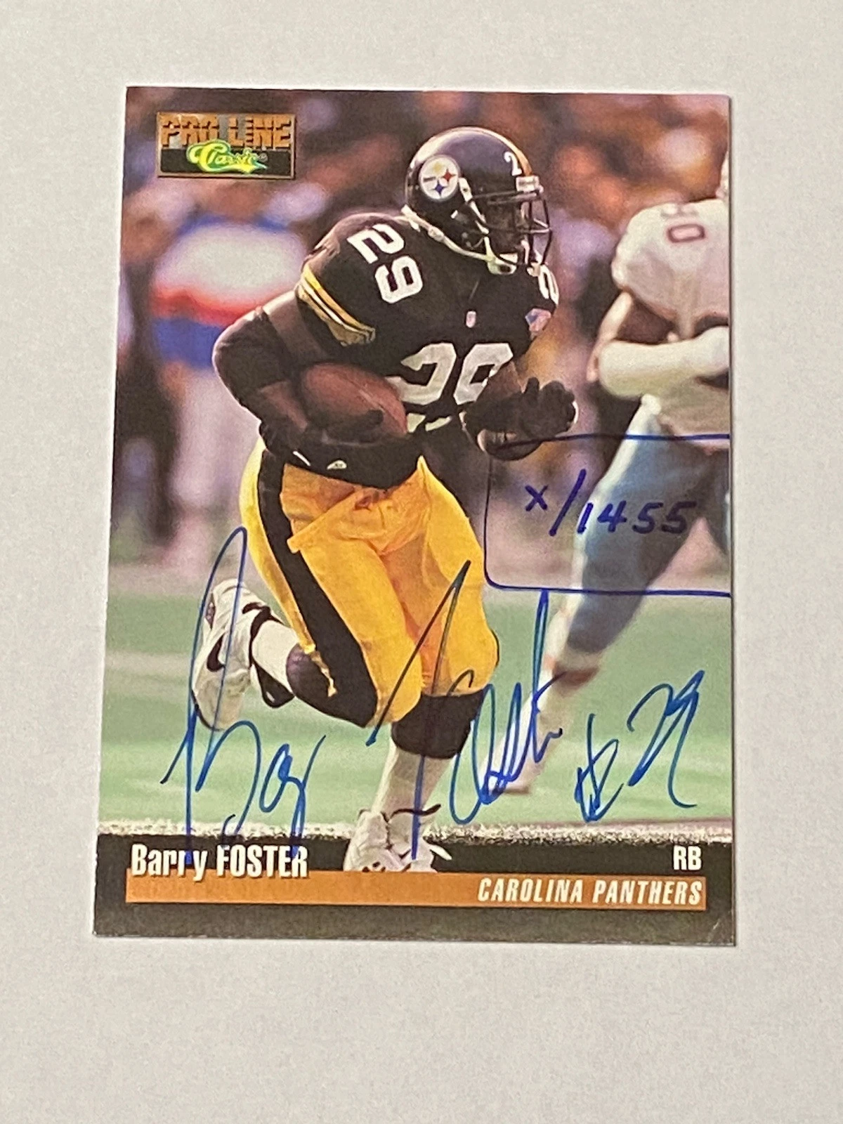 Barry Foster trading card