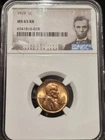 1929 Lincoln Penny 1c MS65