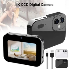 4K CCD Digital Camera 64MP Digital Flash Video Camera with Touch Screen
