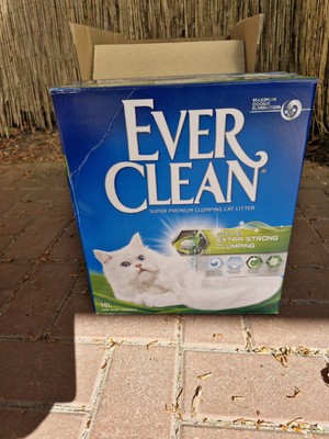 Ever Clean Katzenstreu Extra Strong Clumping 2x 10 Liter Katzentoilette 