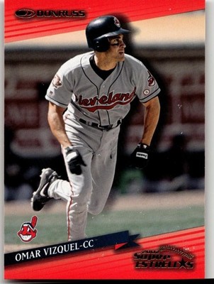 Omar Vizquel 2002 Donruss Super Estrellas Baseball Cleveland Indians