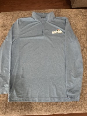 NASCAR Daytona Blue Under Armour 1/4 Golf Pullover Men s Size M