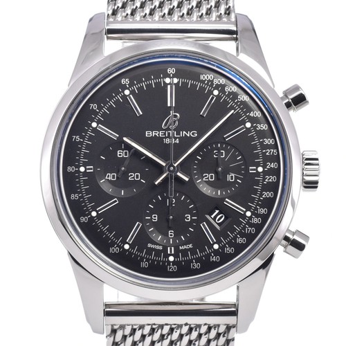 with paper BREITLING Transocean AB015212/BA99 Chronograph Men's Watch C#149802
