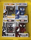 Funko Pop! Marvel 4-Pack Anti-Venom/Venom/Gwenom/Carnage Hot Topic Exclusives