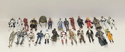 Star Wars Figure Lot Of 26 Vintage