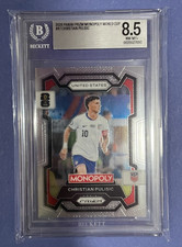 🇺🇸 Beckett BGS 8.5 Christian Pulisic 2026 Prizm Monopoly FIFA World Cup ⚽️