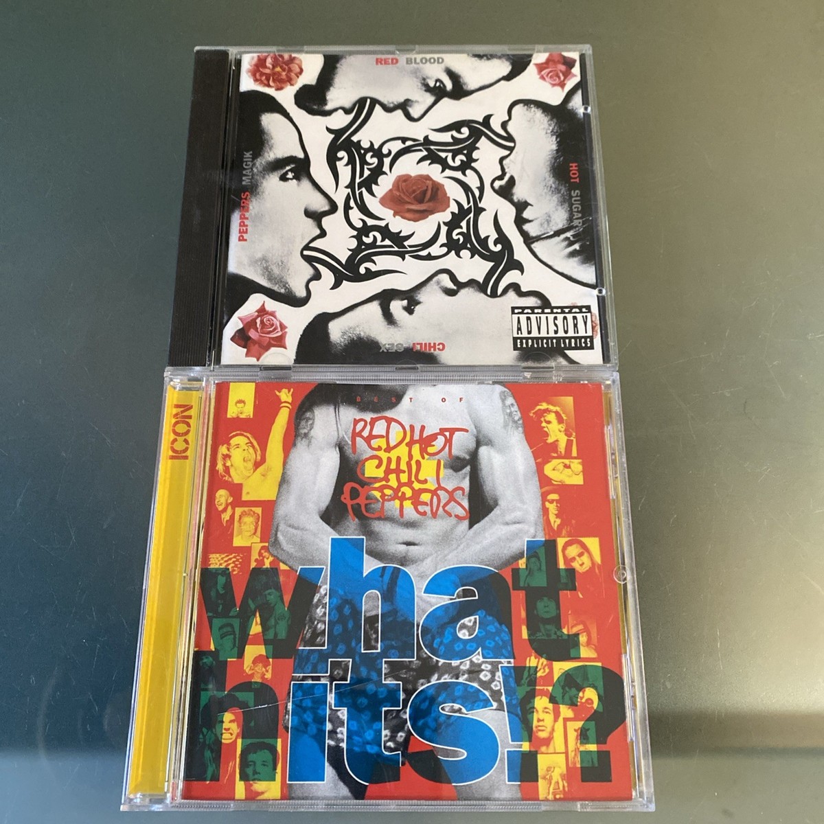 Red Hot Chili Peppers 2 💿 LOT: Blood Sugar Sex Magik, What Hits
