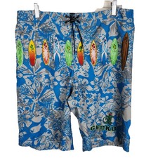 Gecko Hawaii Mens Board Shorts Swim Trunks Surfboards Size XL