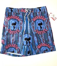 Marvel Black Panther Swimsuit Wakanda Forever, Size Medium, Swim trunks
