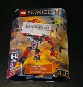 100% Complete & Retired Lego Bionicle Protector of Fire (70783) NEW SEALED 