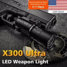 Tactical 300 Ultra Pistol Gun Light X300U Weapon Flashlight Constant/Momentary.