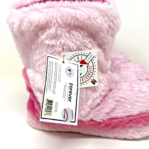 Boston Red Sox Women Slippers Pink Size Medium Forever collectible NWT Size 7-9 - Picture 5 of 12