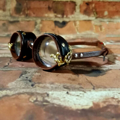 For Blythe 1/6 1/4 1/3  BJD Punk Street Goggles Glasses Accessories Brown&Black 