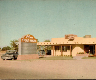 La Cima Steak House Roswell New Mexico CHARCOAL BROILED! Vintage Postcard 7553