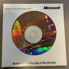 Microsoft Office Basic Edition 2003 with Product Key Dell OEM 