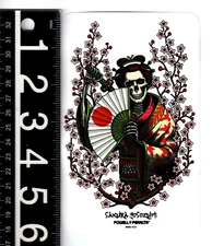 Powell Peralta Sakura Yosozumi Sticker 6 in x 3.75 in Multi Bones Skate Decal